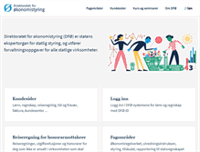 Tablet Screenshot of dfo.no